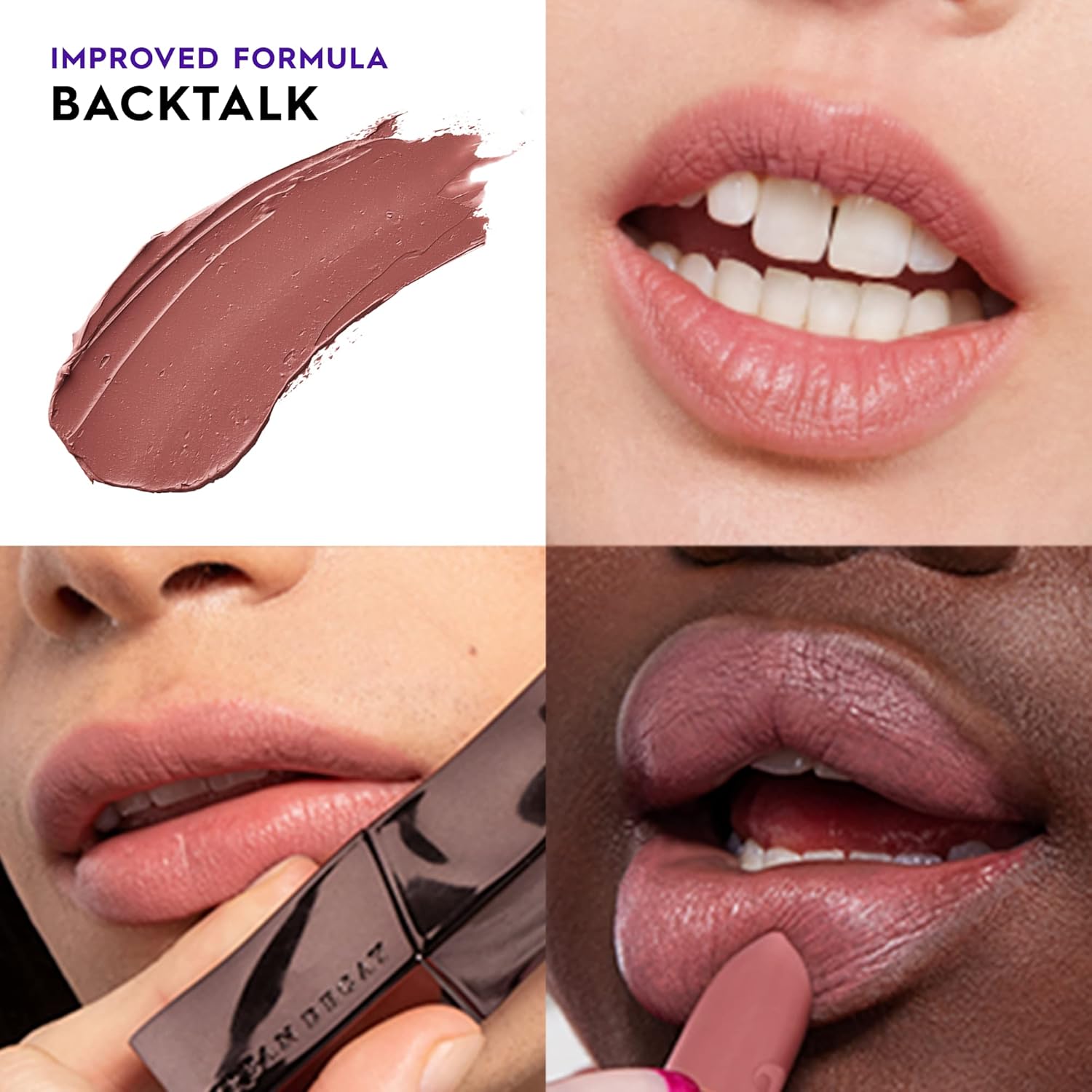Urban Decay Vice Matte Lipstick, Moisturising and Vegan Formula, Longwear Colour, Backtalk, 3.4g : Amazon.co.uk: Beauty