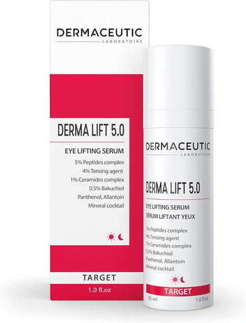 Dermaceutic Derma Lift 5.0 - Lifting Power Serum - Instant Face And Eye Contour Lift - Age Defense Facial Serum - 30Ml