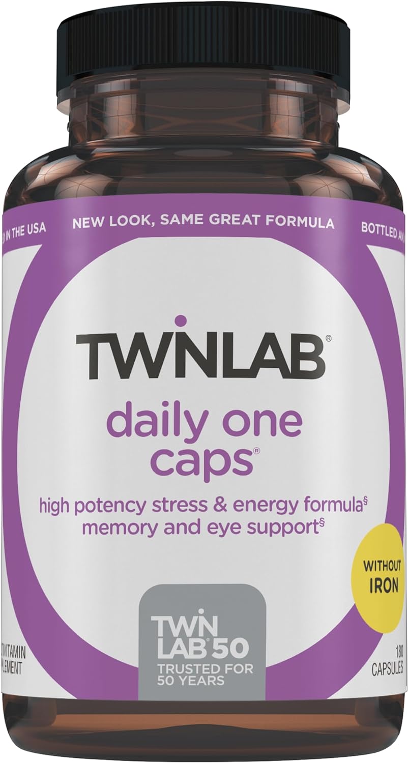 Twinlab Daily One Caps Without Iron - Nutritional Supplement with Zinc