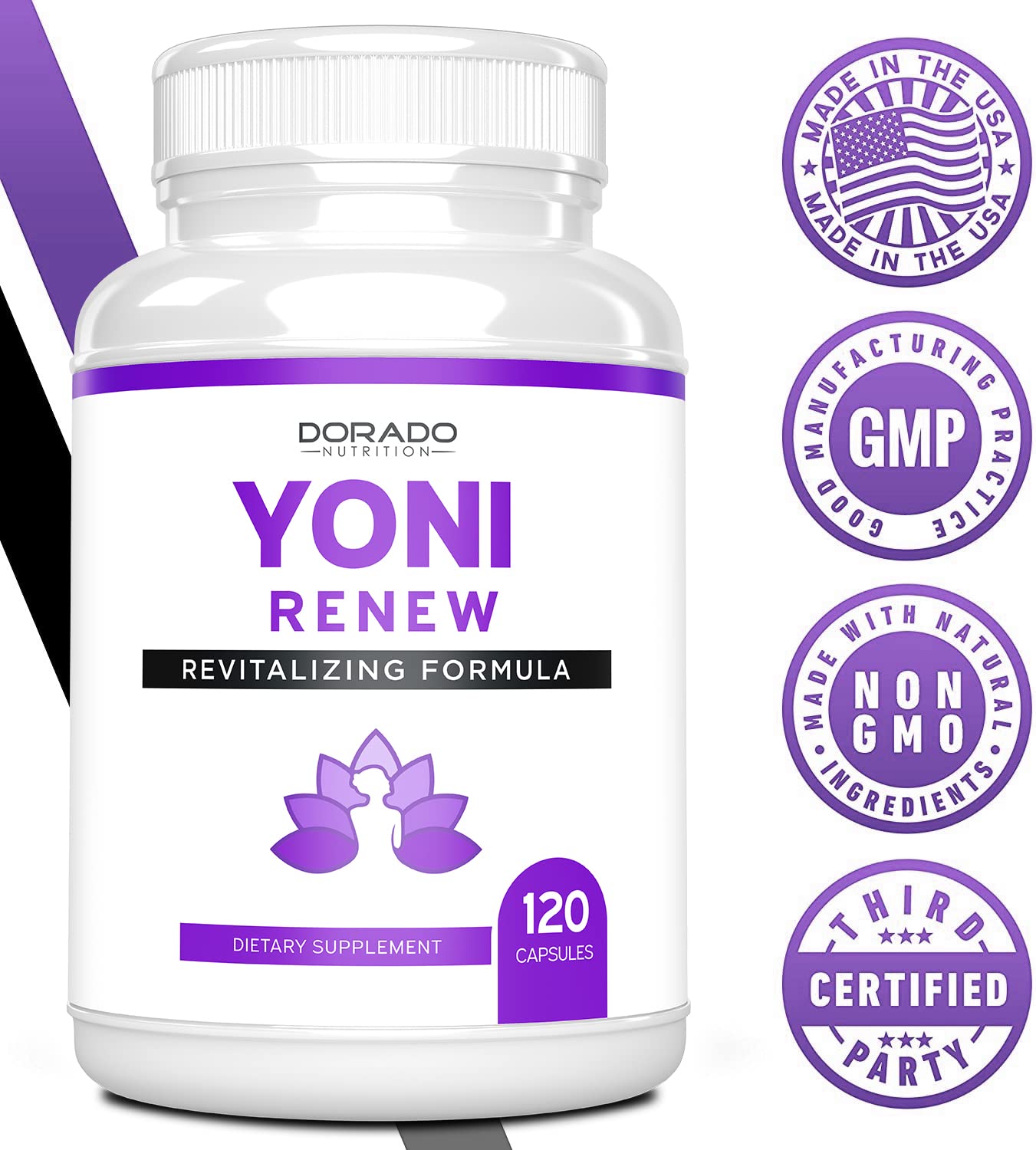 Vaginal Tightening Support Pills - Yoni Balance - (120 Capsules) - No Gel Or Cream Needed - Healthy Vagy Rejuvenation & Structure With Kacip Fatimah - Non Gmo & Vegan - Usa Made - (120 Vegan Capsules) : Health & Household