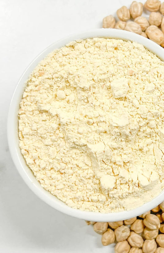Chickpea Flour | Garbanzo Bean Flour | 9 LBS Bulk | Family Farmed in Washington State | 100% Desiccant Free | Non-GMO | 100% Non-Irradiated | Kosher | Field Traced | (3 Pound, Pack of 3)
