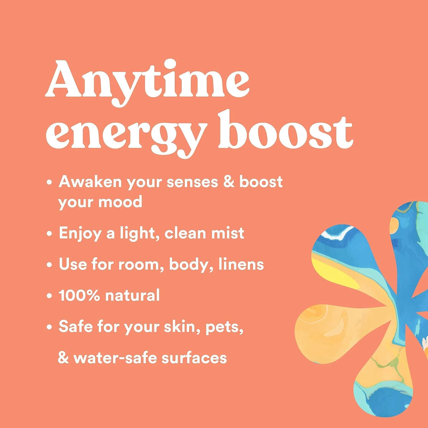 ASUTRA Premium Aromatherapy Mist -"ANYTIME ENERGY BOOST" - Awaken Your Senses - 100% ALL NATURAL & ORGANIC Room & Body Mist, Essential Oil Blend - Citrus & Eucalyptus - 100% GUARANTEED : Health & Household