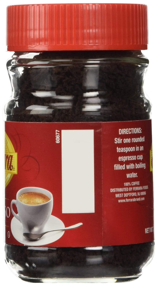 Ferrara Instant Espresso Coffee 2 oz