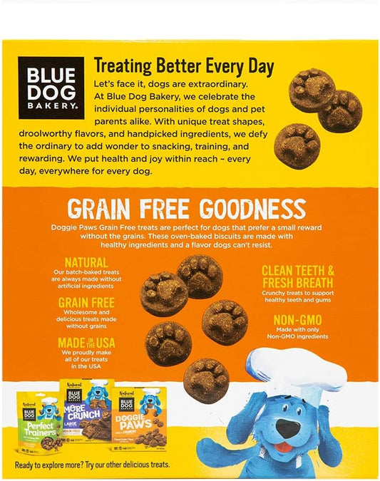 Blue Dog Bakery Natural Dog Treats, Doggie Paws, Maple Bacon Flavor, 16.2Oz (1 Count)