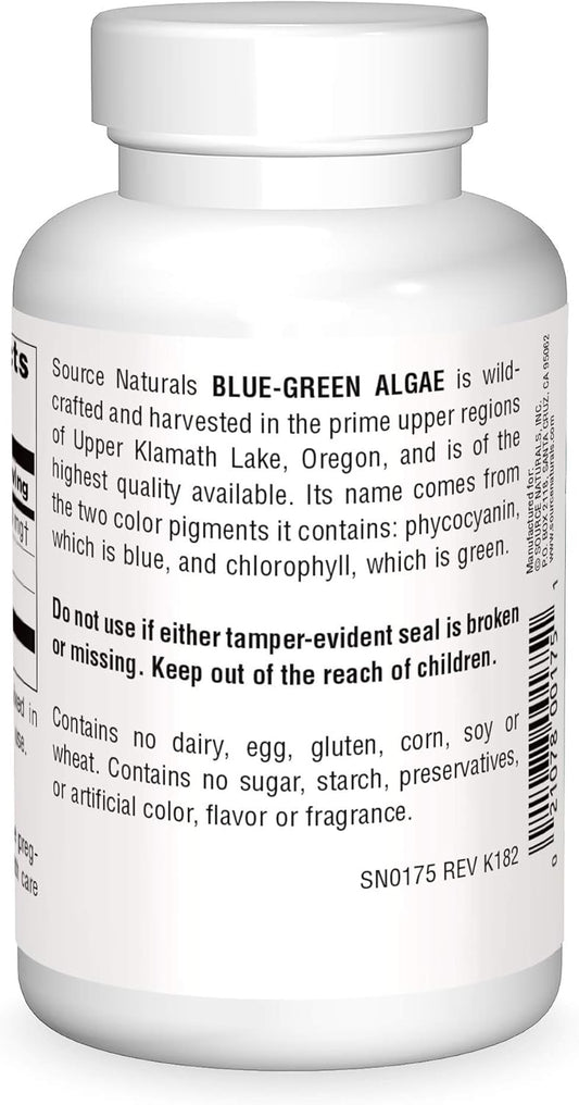 Source Naturals Blue-Green Algae, From Klamath Lake - 4Oz Powder