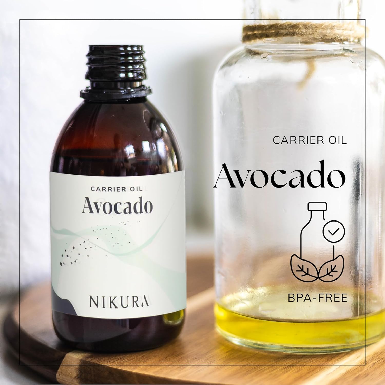 Nikura Avocado Oil Refined - 250ml | For Hair, Skin | 100% Pure | Perfect for Natural Moisturiser & Conditioner, Hair Mask, Body Oil | Vegan & UK Made | BPA Free : Amazon.co.uk: Health & Personal Care