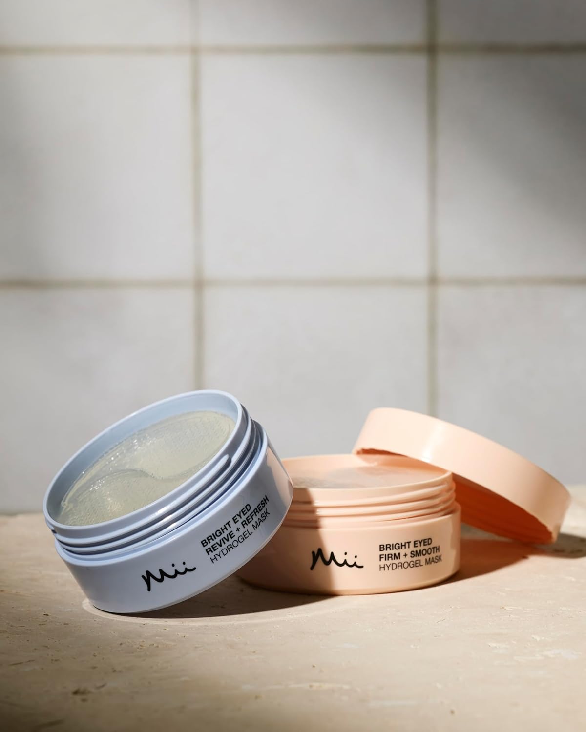 Mii Cosmetics Bright Eyed Firm + Smooth Hydrogel Eye Mask | Smooths, Firms, & Brightens the Under-Eye Area | Under Eye Gel Patches for Dark Circles, Puffiness, & Fine Lines | 60 Cooling Pads : Amazon.co.uk: Beauty