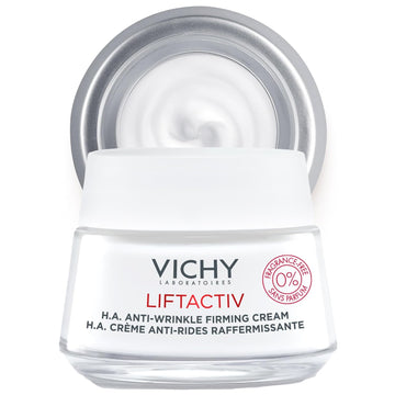 Vichy Liftactiv H.A. Anti-Wrinkle Firming Cream Fragrance Free | Anti Aging Face Cream With Vitamin C & Hyaluronic Acid | Smoothing & Firming For Wrinkles | Visibly Plumps Skin & Improves Radiance