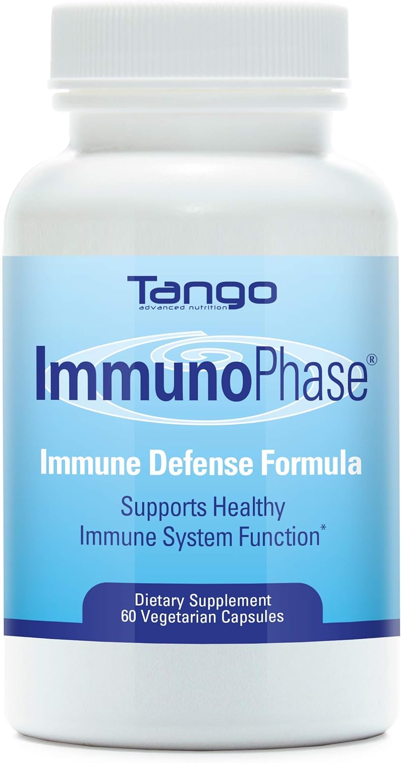 ImmunoPhase Natural Herbal Immune Support Supplement for Healthy Immune Function and Seasonal Health Challenges (60 Vegetarian Capsules)