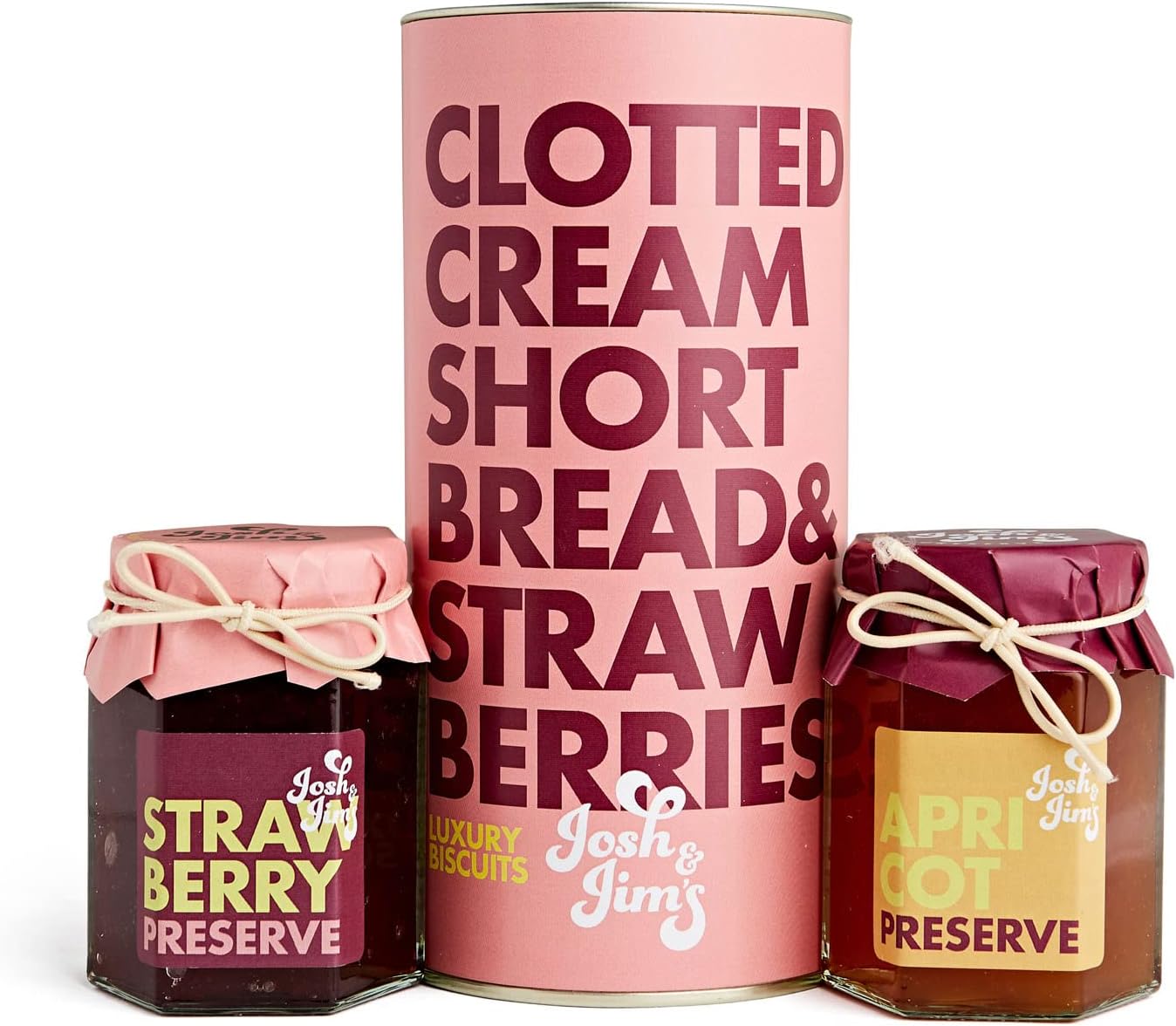 Josh & Jim'S - Premium Dessert Preserve Selection, Lemon, Apricot, Blackcurrant, Rich Fruit Content, 3X114G