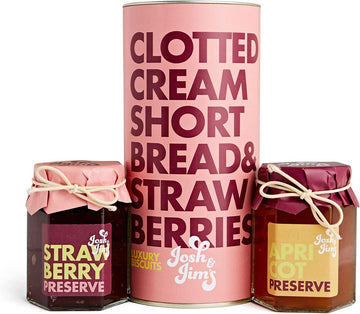 Josh & Jim'S - Premium Dessert Preserve Selection, Lemon, Apricot, Blackcurrant, Rich Fruit Content, 3X114G