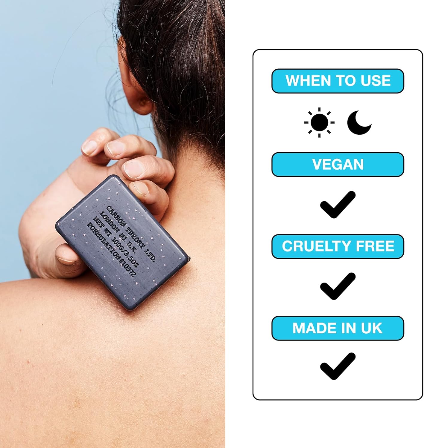 Carbon Theory Vitamin C Face Wash Bar Facial Cleansing Bar - Brightens & Evens Skin Tone - Vitamin C Cleanser with Caffeine & Citric Acid - Vegan Face Wash for Spot Prone Skin - SupaVIT-C, 80g : Amazon.co.uk: Beauty
