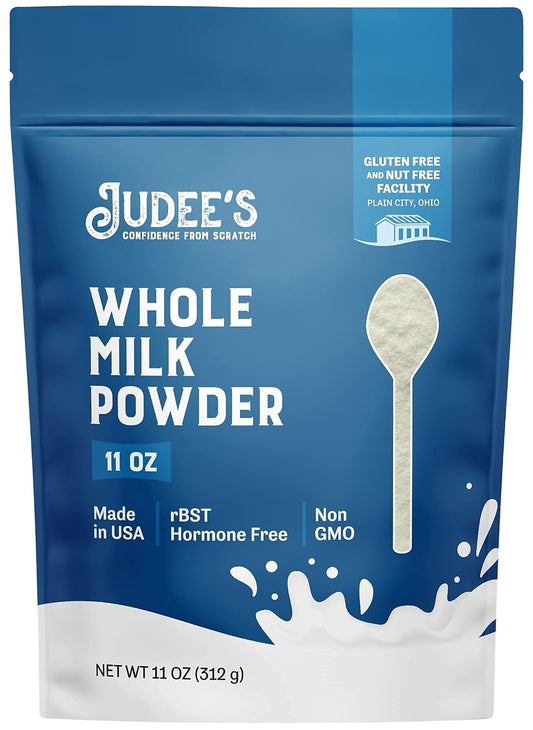 Judee's Small Dairy Bundle: Whole Milk Powder (11 oz), Sour Cream Powder (11.25 oz), Yogurt Powder (11.25 oz)