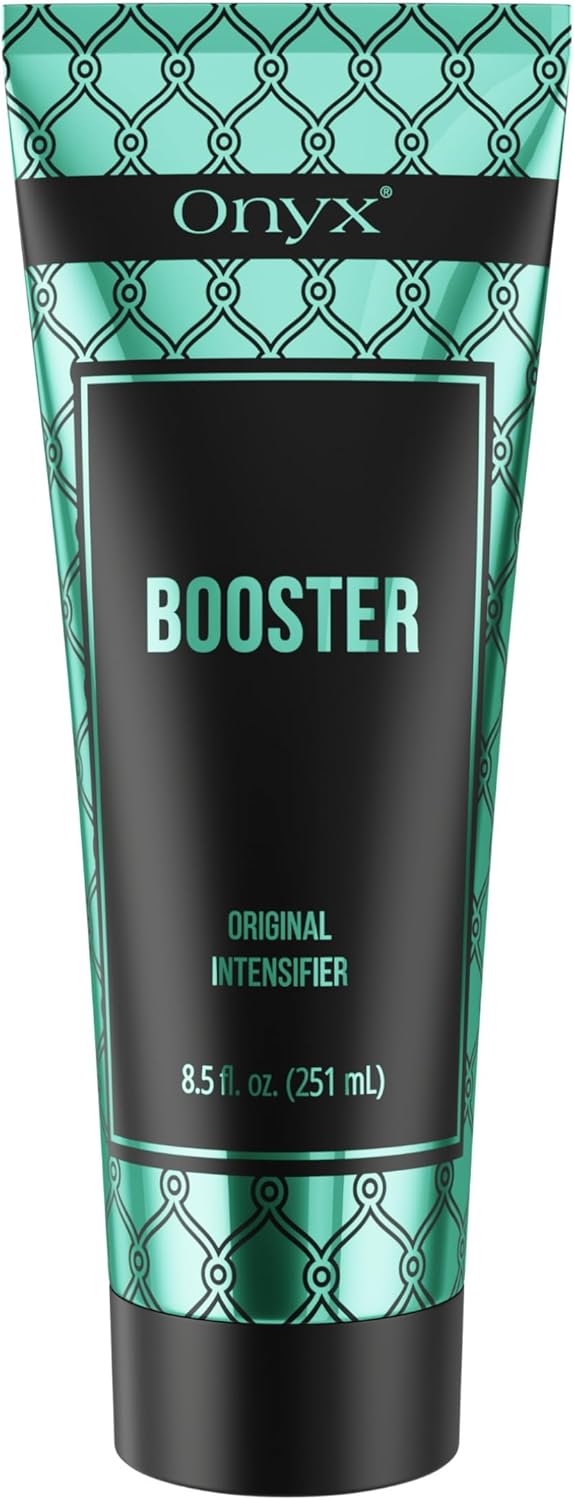 Onyx Booster Tanning Accelerator | Hydrating Sunbed Cream For Rapid Indoor & Outdoor Tanning | Melanin Enhancing Lotion For Smooth, Even Results | Intense Hydration For A Natural, Golden Tan | 251Ml