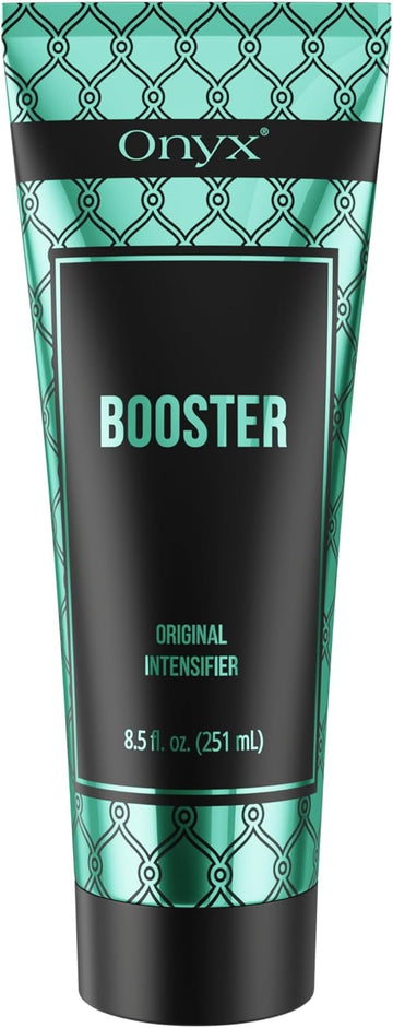 Onyx Booster Tanning Accelerator | Hydrating Sunbed Cream For Rapid Indoor & Outdoor Tanning | Melanin Enhancing Lotion For Smooth, Even Results | Intense Hydration For A Natural, Golden Tan | 251Ml