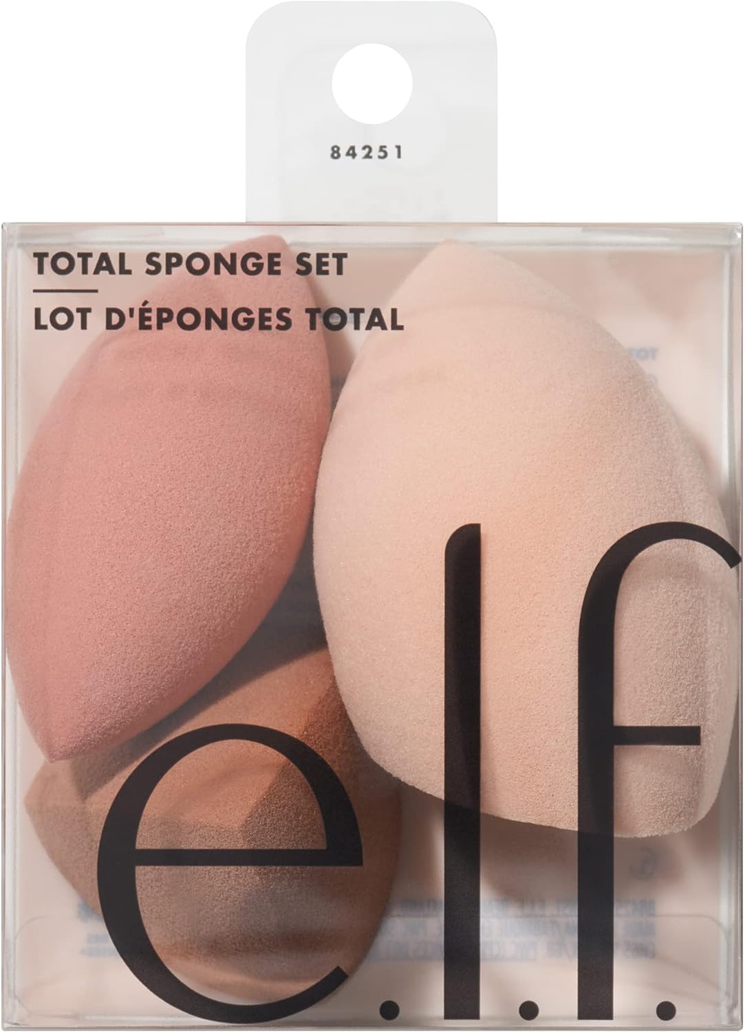E.L.F. Total Sponge Set, Multi-Use Makeup Sponge Set For Flawless Blending, Great For Powder Or Liquid Concealer & Foundation, Vegan & Cruelty-Free
