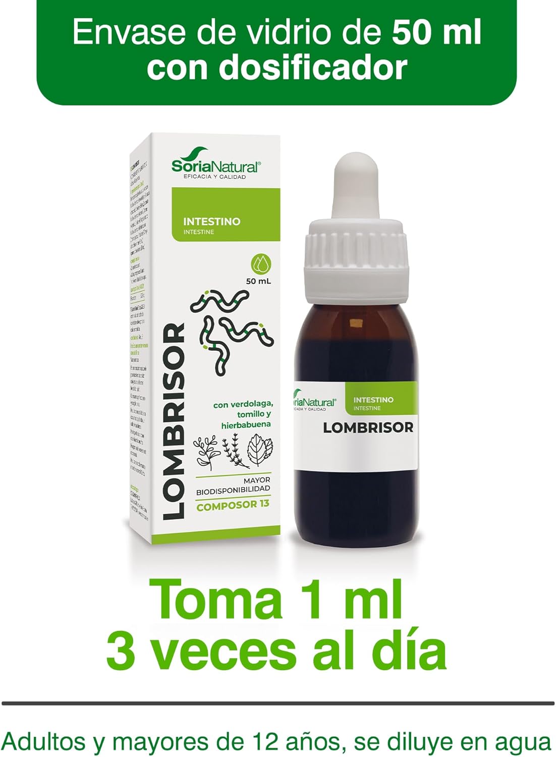 Soria Natural Composor 13 Oxiur Complex S. Xxi – 50 Millilitres