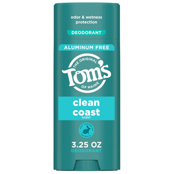 Tom’S Of Maine Clean Coast Natural Deodorant For Men And Women, Aluminum Free, 3.25 Oz