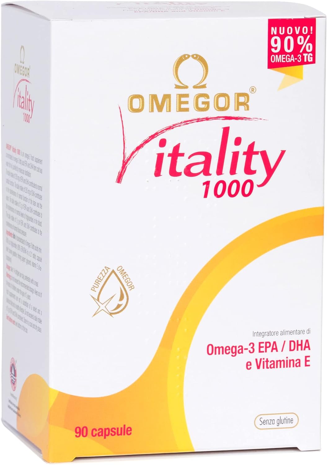 Omegor Vitality 1000 - New with 90% Omega-3 TG! 5* IFOS Certified Sinc