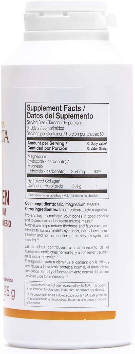 Ana Maria LaJusticia Collagen with Magnesium - 450 Tabs - Rejuvenate Y