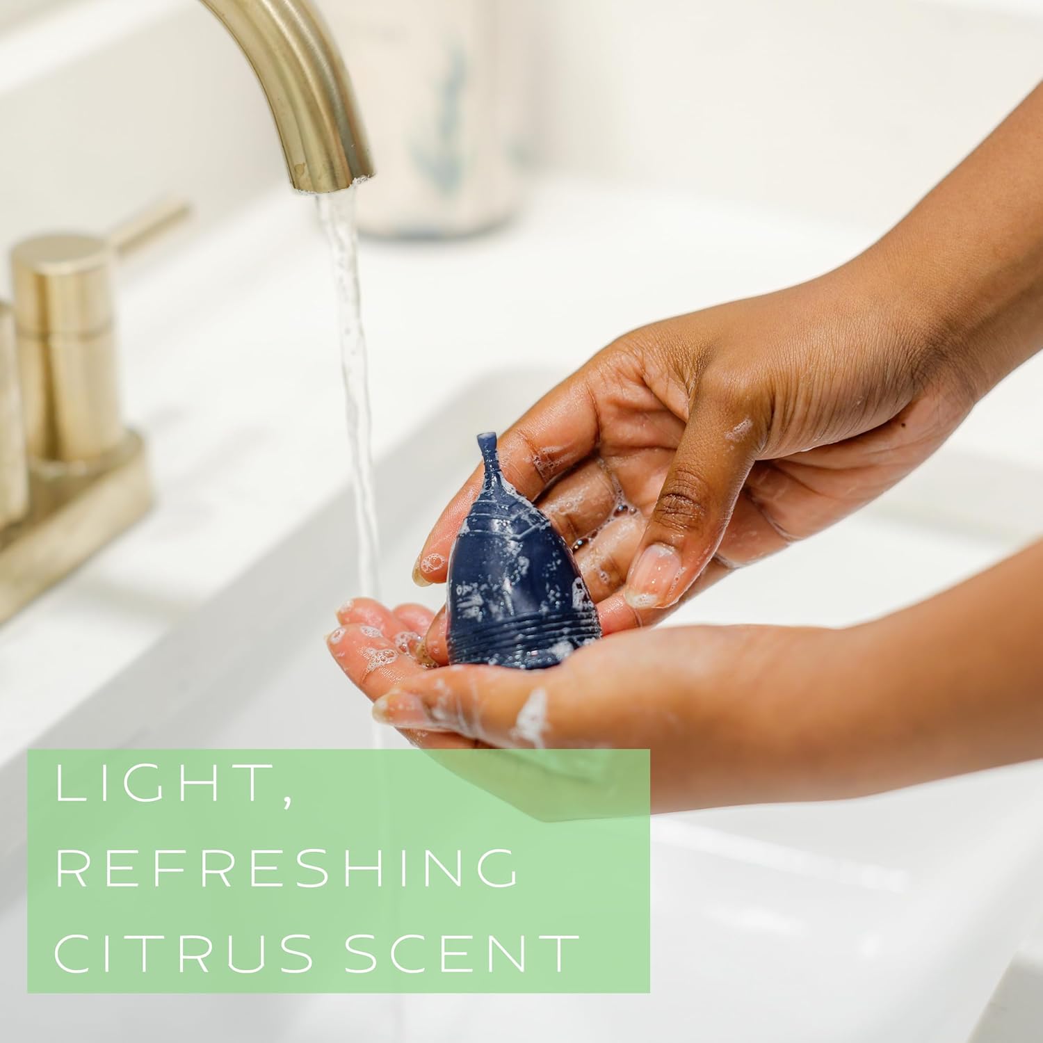 Menstrual Cup Wash - Foaming Cleaner - Organic And Natural Ingredients - More Wash In Bottle Than Any Other Brand - Healthy And Safest Way To Sterilize Your Period Cup