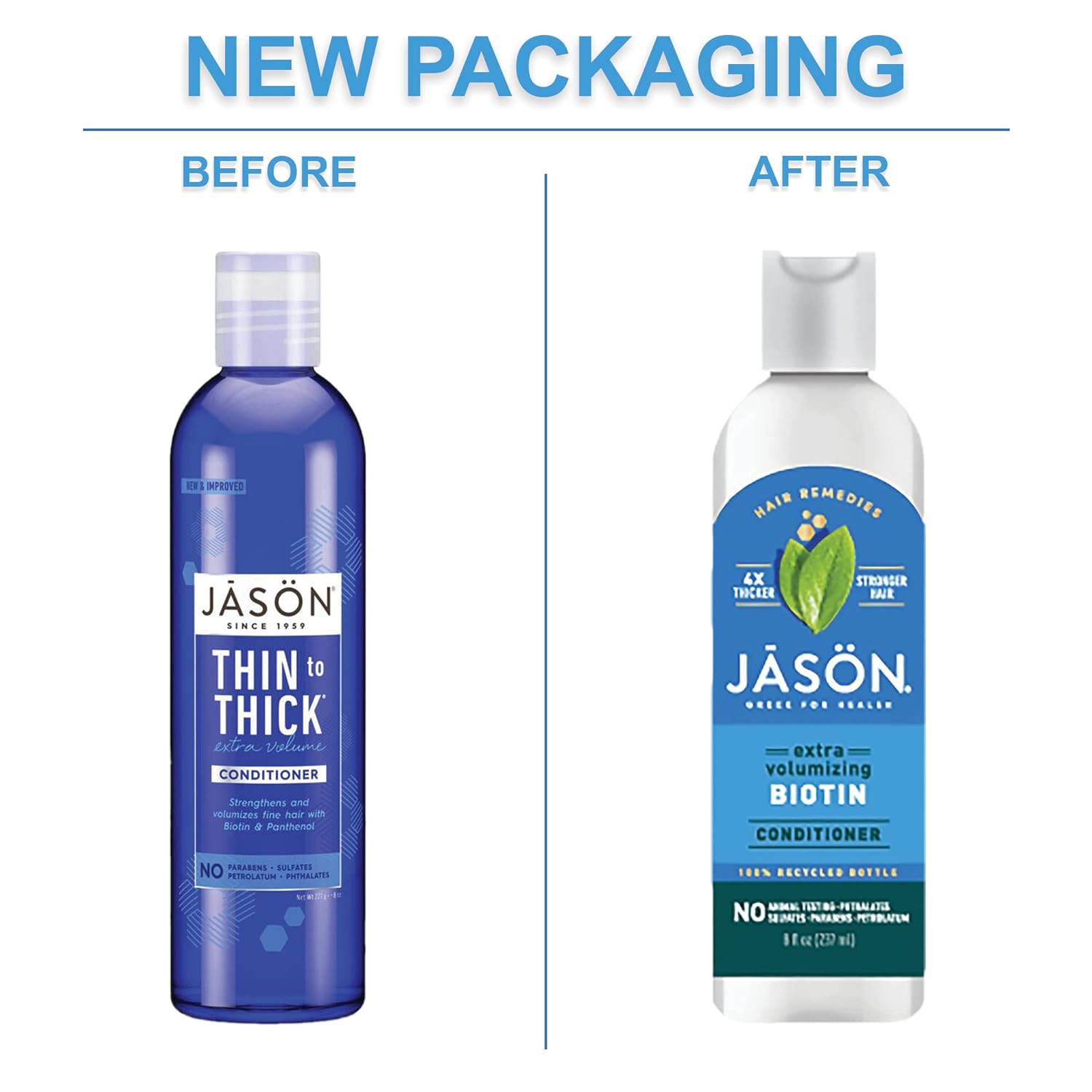 Jason Conditioner, Thin to Thick Extra Volume, 8 Oz : Standard Hair Conditioners : Beauty & Personal Care