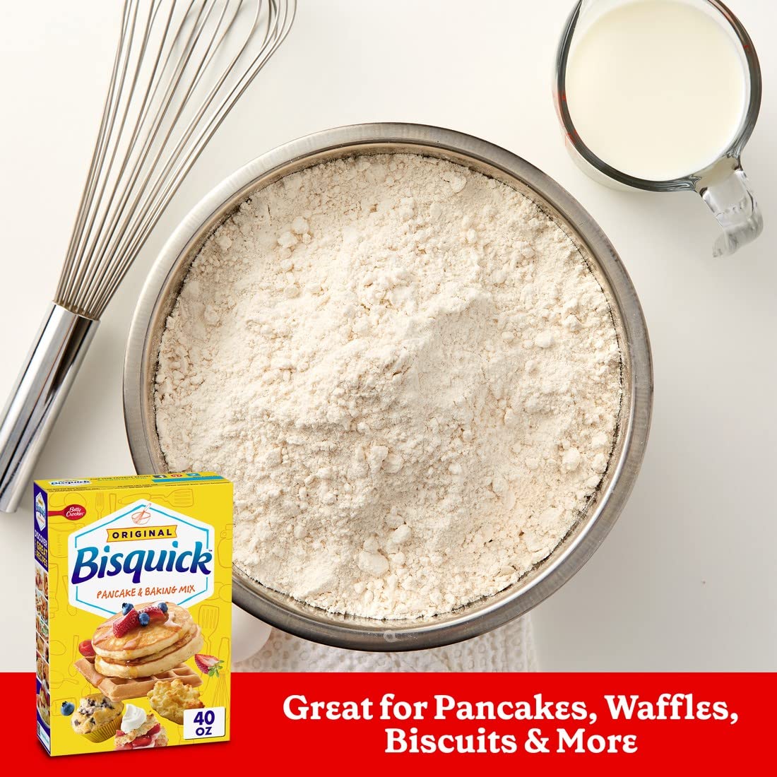 Betty Crocker Bisquick Original Pancake & Baking Mix, 40 oz. : Everything Else