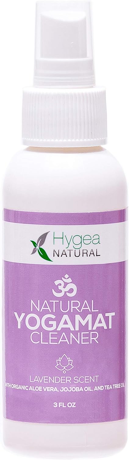 Hygea Natural Yoga Mat Cleaner - May be used on all Workout Equipment -Refreshing Lavender Scent - 3oz Spray : Health & Household