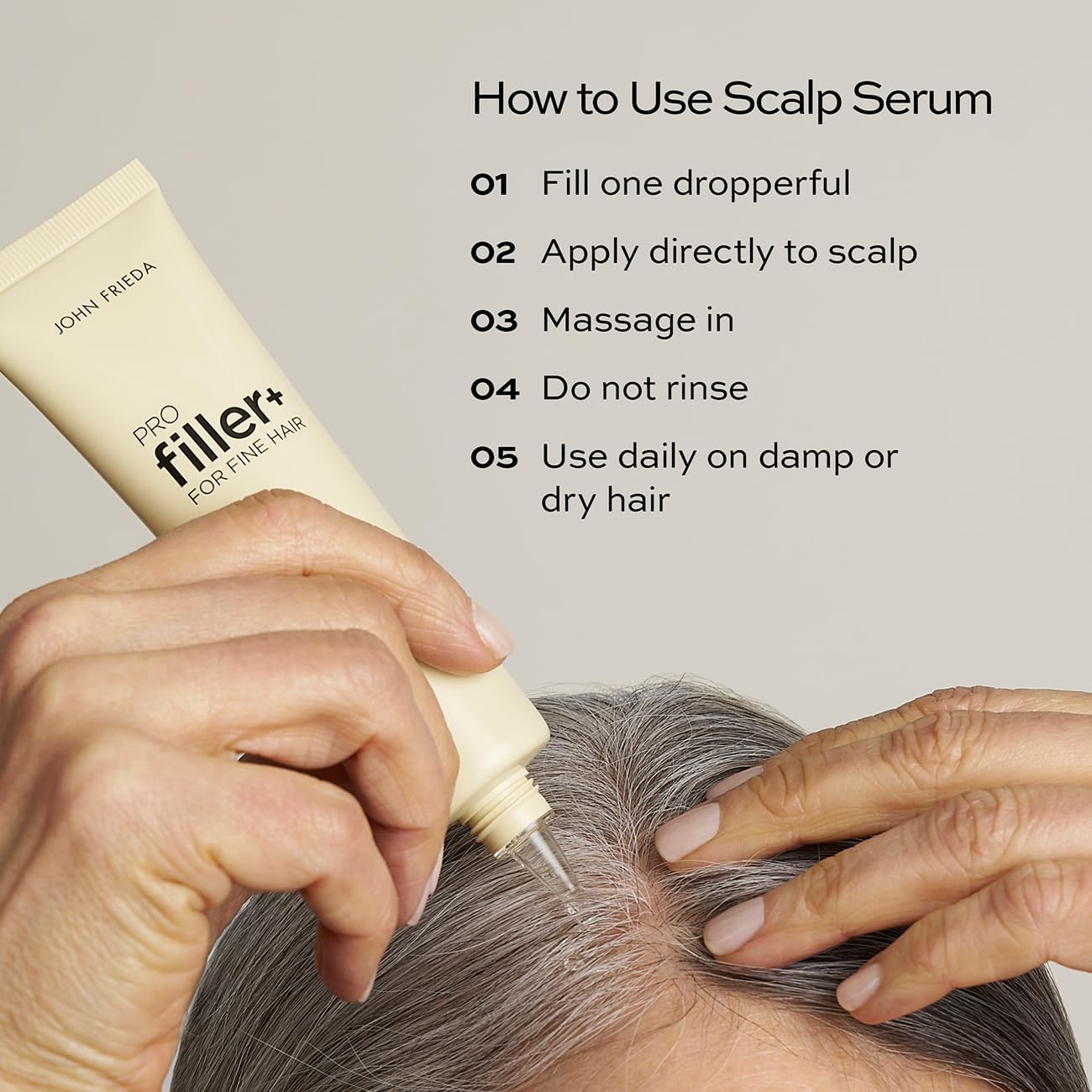 John Frieda PROFiller+ Hair Growth Scalp Serum 50ml : Amazon.co.uk: Beauty