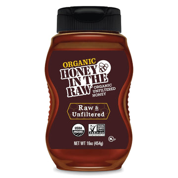 Organic Honey In The Raw, 16 Oz., Pure Raw Honey Sourced From Brazil, Hand Harvested And Unfiltered, Usda Organic, Non-Gmo Project Verified And Kosher