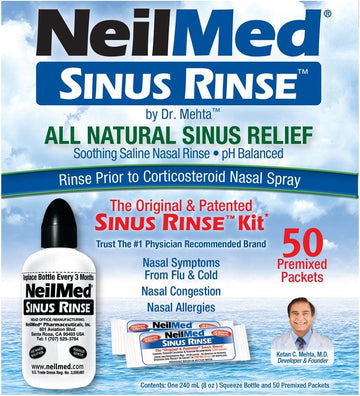 Neilmed Sinus Rinse - A Complete Sinus Nasal Rinse Kit, Pack Of 2