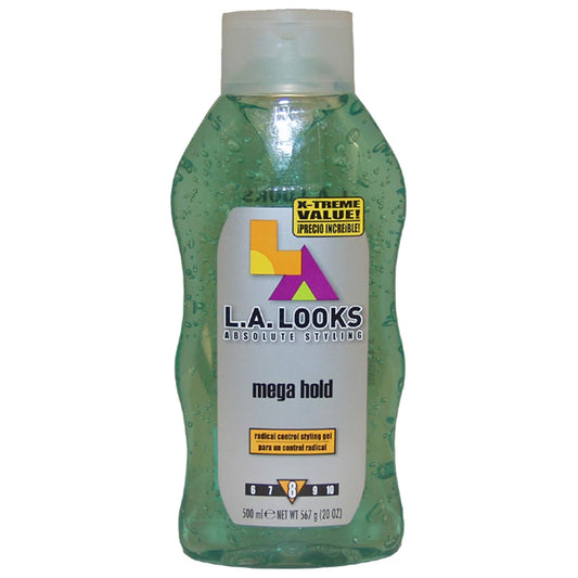 La Looks Flex-Hold Gel Tri-Active Hold Formula Level#8 20Oz : Beauty Tools And Accessories : Beauty & Personal Care
