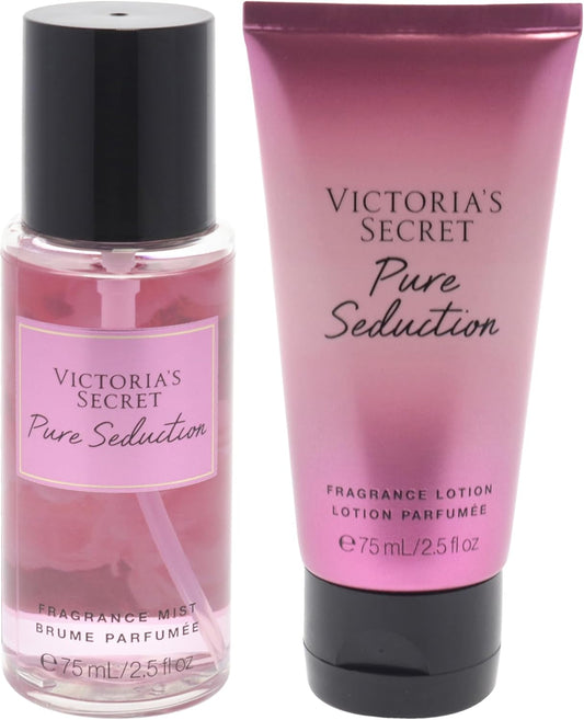Pure Seduction Set By Victorias Secret For Women - 2 Pc Gif Set 2.5Oz Fragance Mist, 2.5Oz Fragance Lotion