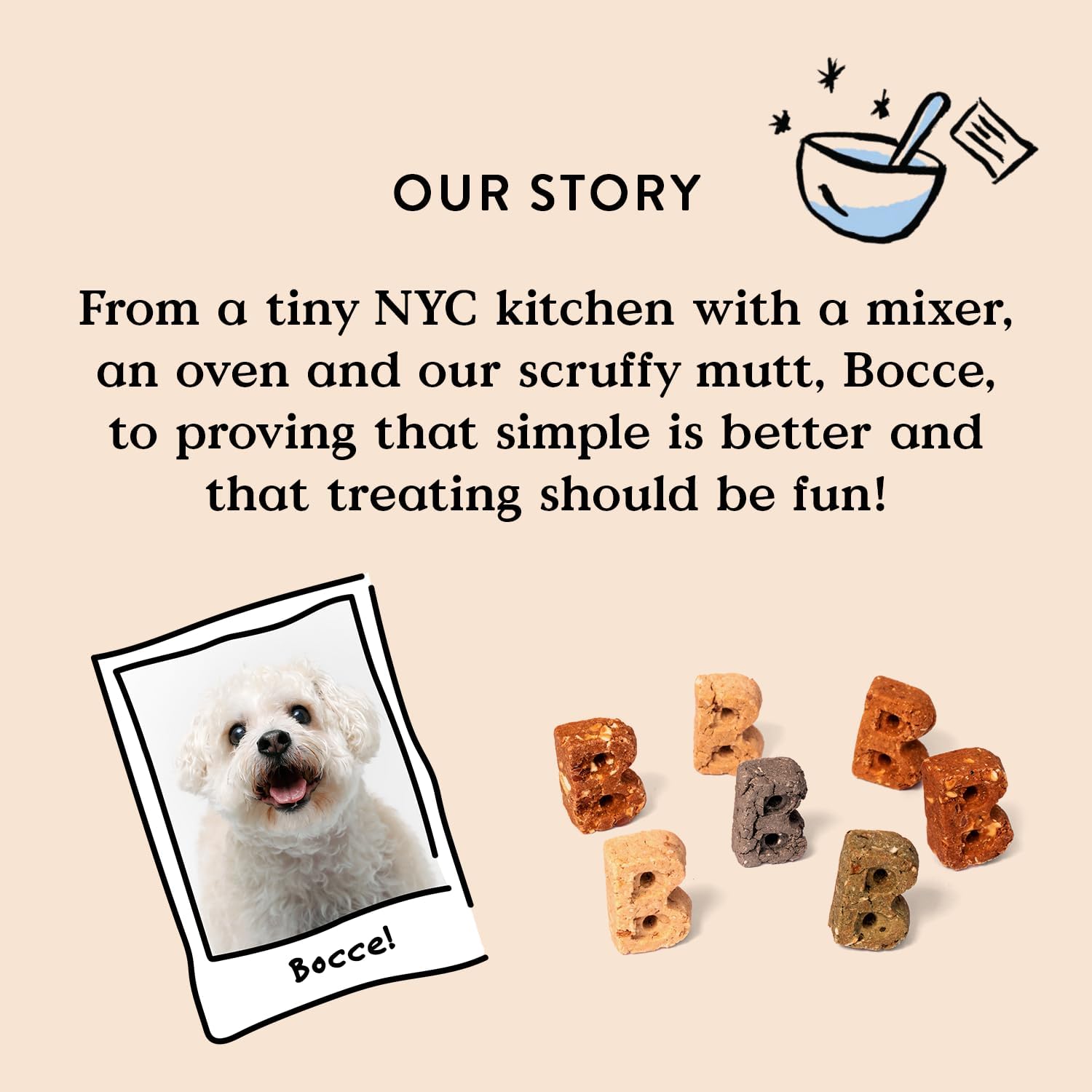 Bocce's Bakery All-Natural, Seasonal, Candy Cane Dental Stick for Dogs, Coconut & Cranberry Flavor Wheat-Free, Limited Ingredient Dog Dental Bar, Inspired by Christmas, 0.8 oz