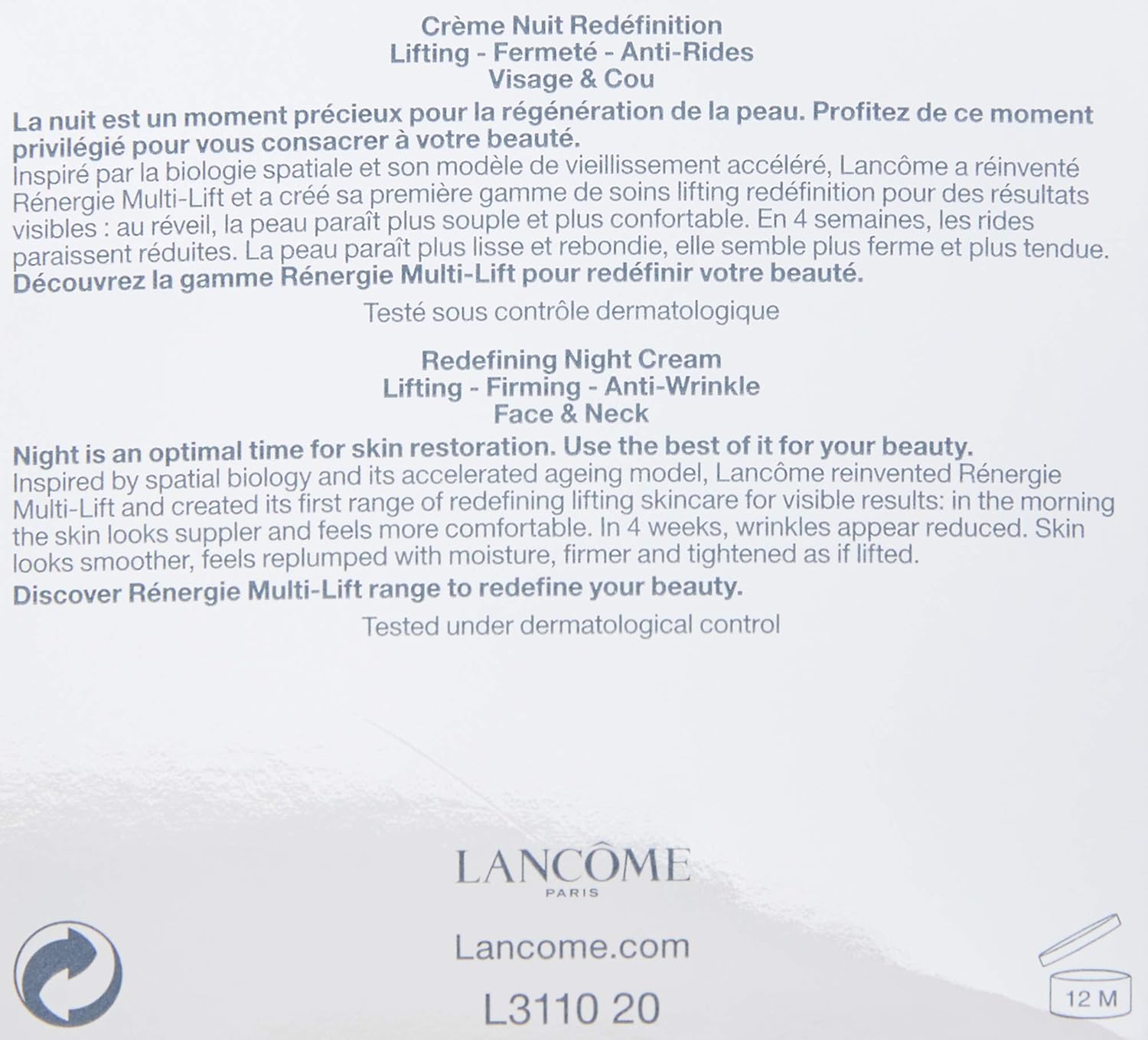 Lancome Rénergie Multi-Lift