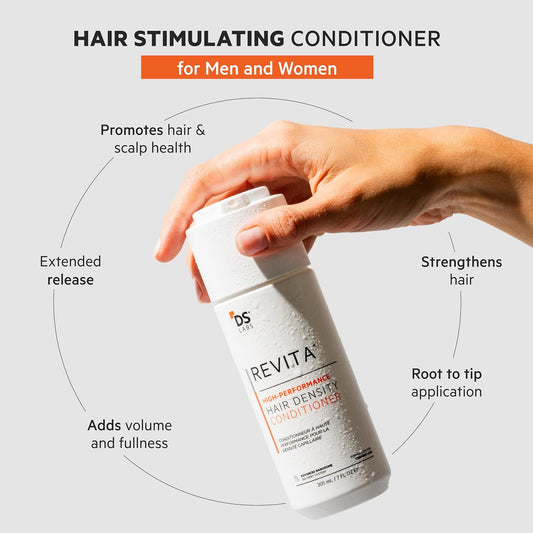 Ds Labs Revita Conditioner – High-Performance Hair Density Conditioner, Strengthening, Thickening & Volumizing, Fuller, Healthier-Looking Hair, Sulfate & Silicone Free, For Men & Women, 205Ml
