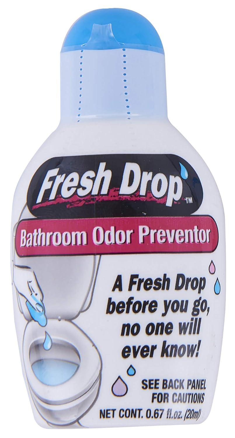 Fresh Drop Bathroom Odor Preventor, Toilet Smell Eliminator, Before-You-Go Bathroom Essential, Traps Strong Odors, 6 Count Value Pack : Health & Household