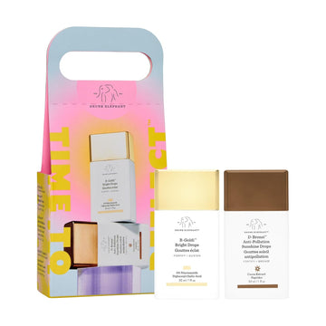 Drunk Elephant Time To Reflect Kit - Includes B-Goldi Bright Drops (30 Ml/1 Fl Oz) And D-Bronzi Anti-Pollution Sunshine Drops (30 Ml/1 Fl Oz)