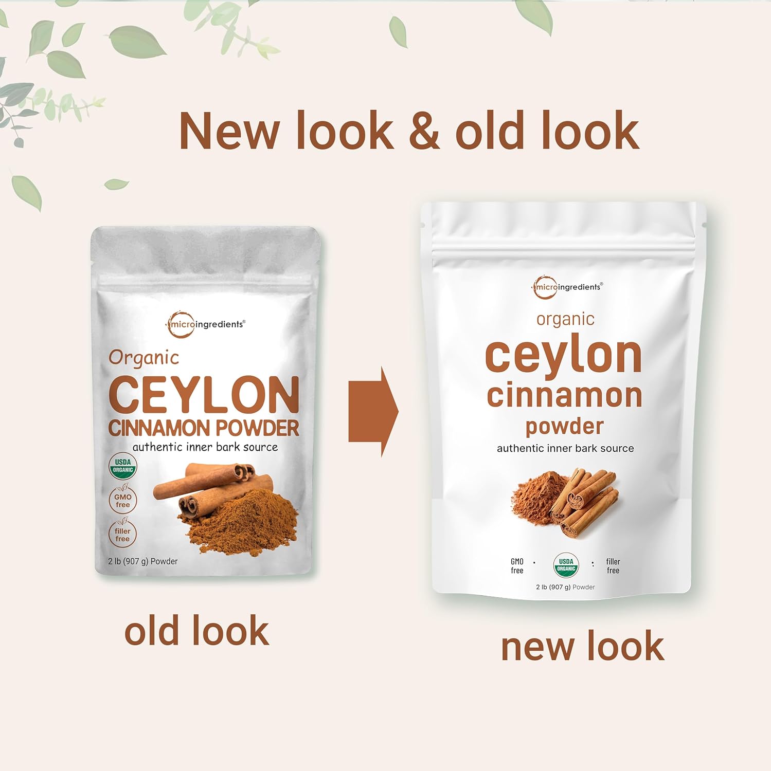 Organic Ceylon Cinnamon Powder, 2lbs | Premium Sri Lanka Cinnamon for Spice & Seasoning | Great for Baking, Cooking & Drinks | Additive Free, Non-GMO, Bulk Supply : Grocery & Gourmet Food
