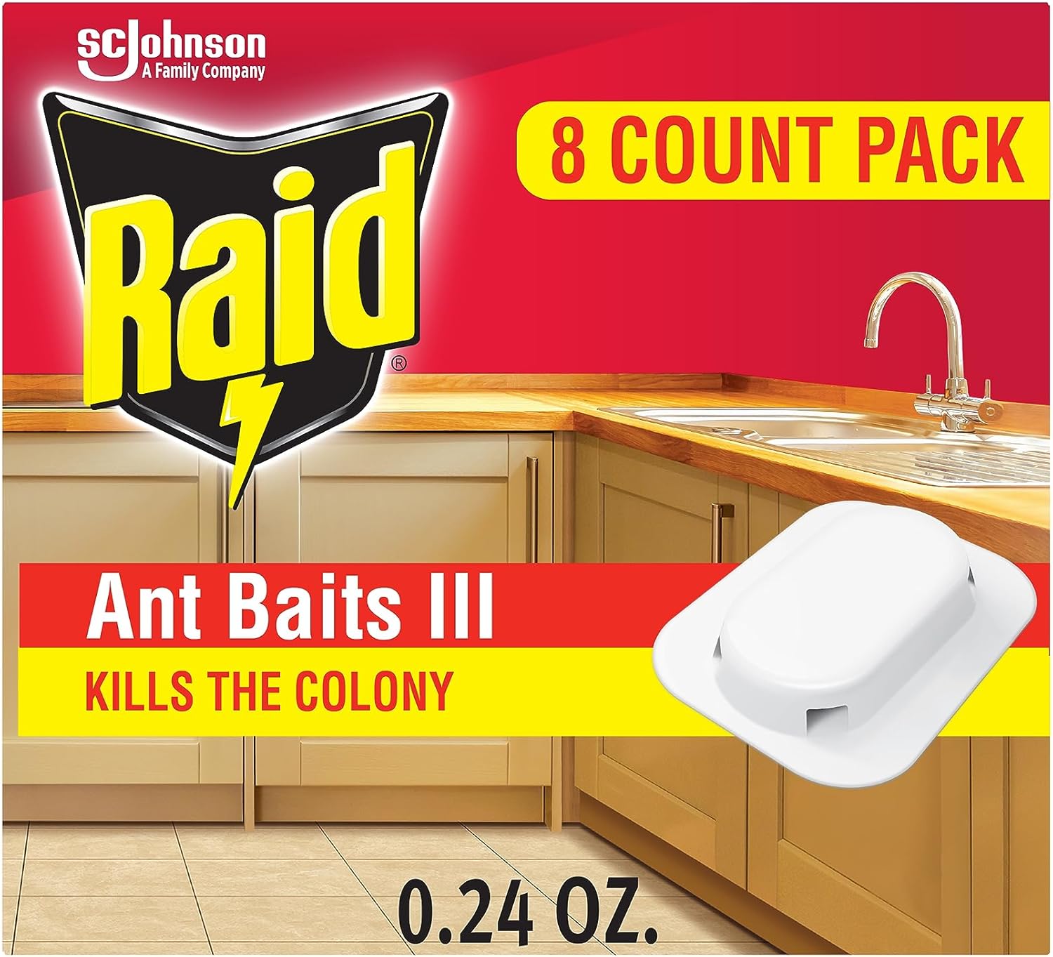 Raid Ant Killer Baits, Child Resistant Bug Killer For Indoor Home Use, 0.24 Oz, 8 Count