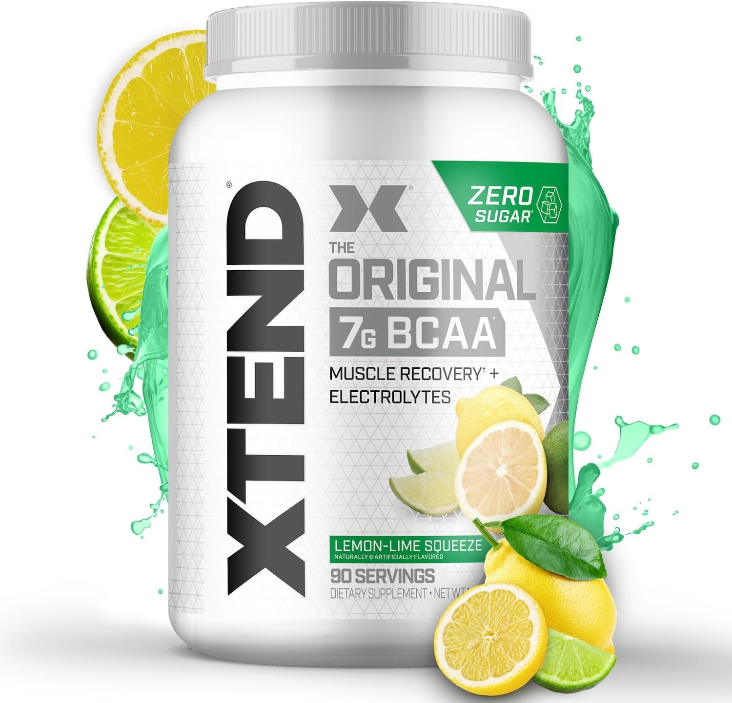 Scivation Xtend Original Bcaa, Lemon Lime Squeeze, 90 Servings, 1260 G