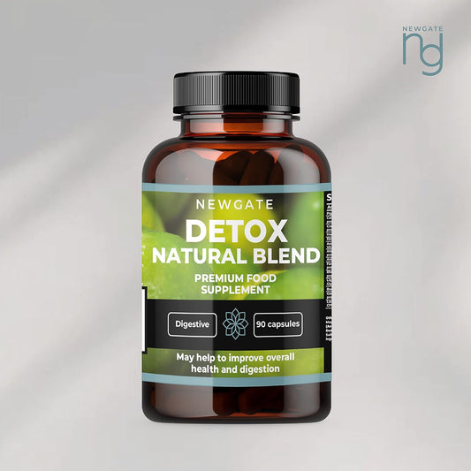 Newgate Labs Detox Natural Blend 90 Capsules - With Aloe Vera & Cranberry Extract - Premium Nutritional Supplement - Made In The Uk – Gmo Free, Halal