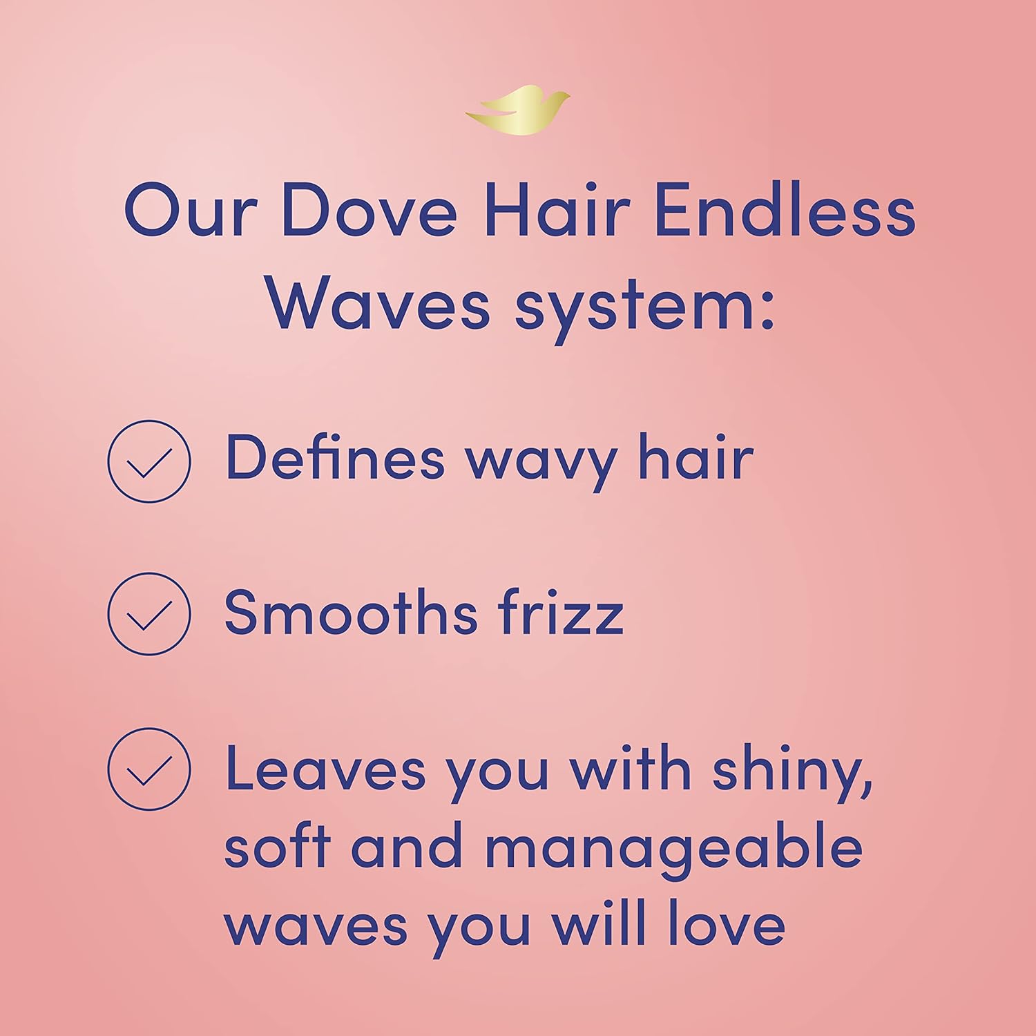 Dove Conditioner for Curly Hair Endless Waves Sulfate Free Hair Conditioner 20.4 fl oz : Health & Household