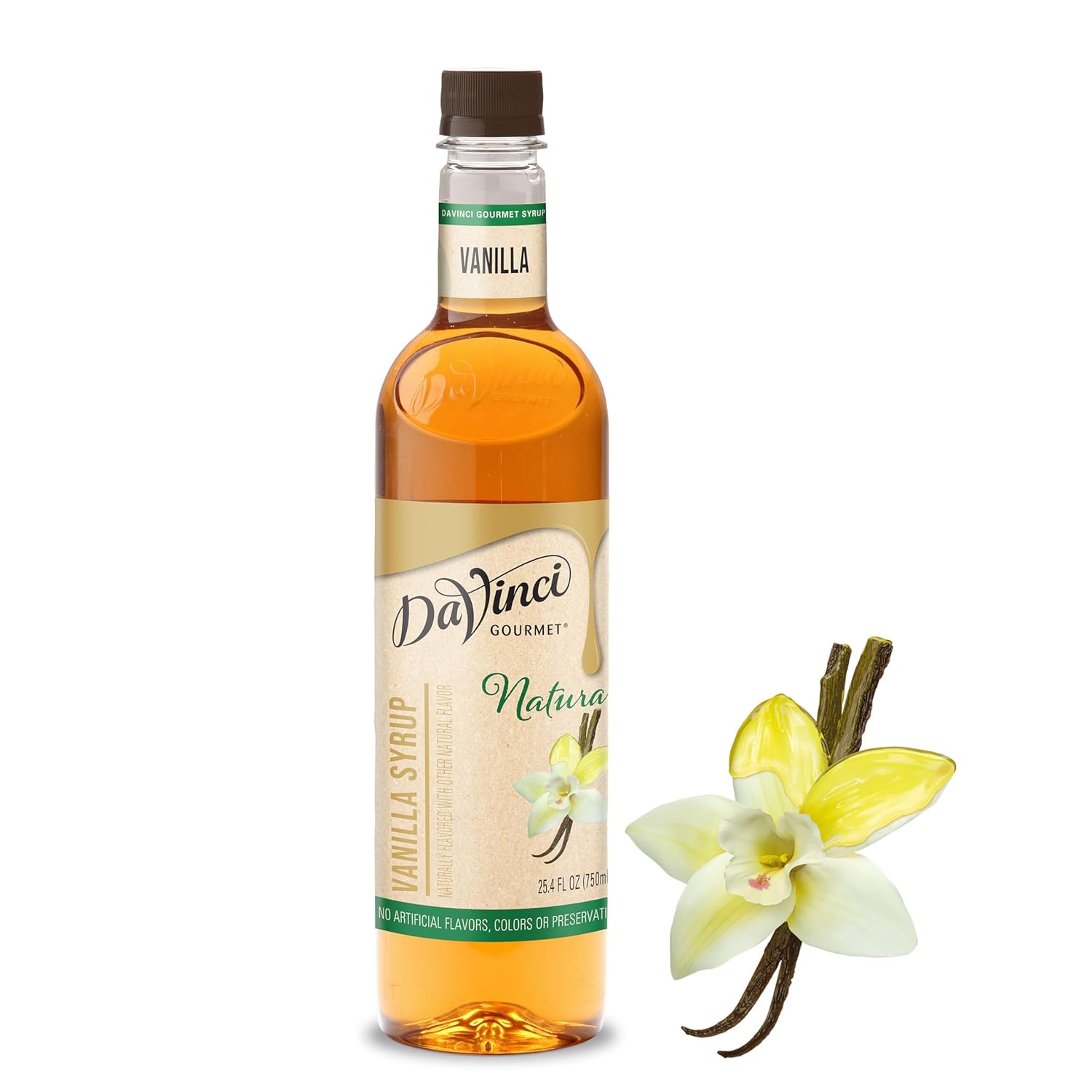 Davinci Gourmet Naturals Vanilla Syrup, 25.4 Fluid Ounce (Pack Of 1)
