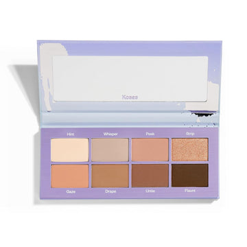 Kosas Undressed Neutral Eyeshadow Palette With Talc-Free 8 Color Shades - Long-Wearing Eye Makeup And Gentle On Sensitive Skin + Hypoallergenic, Creamy & Smooth With Cucumber Fruit Extract