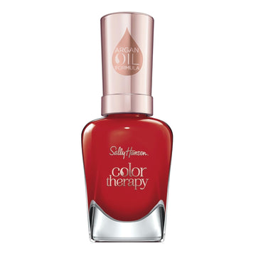 Sally Hansen Color Therapy Nail Polish, Red-Iance, Pack Of 1