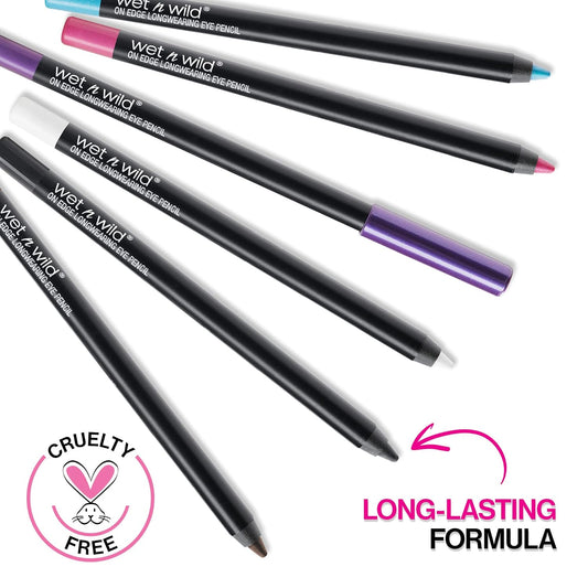 Wet N Wild Eyeliner Pencil On Edge Longwearing Eye Liner, Long Lasting, Smudge Proof, Fade Resistant, Highly Pigmented, Creamy Smooth Soft Gliding, Shock Therapy, Pink