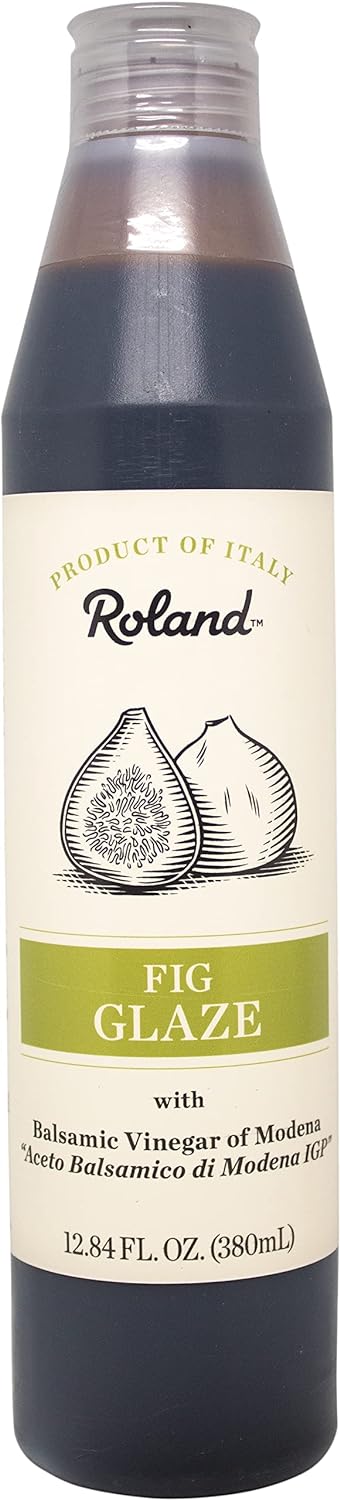 Roland Foods Fig Balsamic Vinegar Glaze of Modena, Specialty Imported Food, 12.84-Ounce