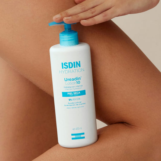 ISDIN Ureadin Ultra 10 Repairing Lotion Plus | Intense Hydration | 10% Urea Isdin & Dexpanthenol 400ml