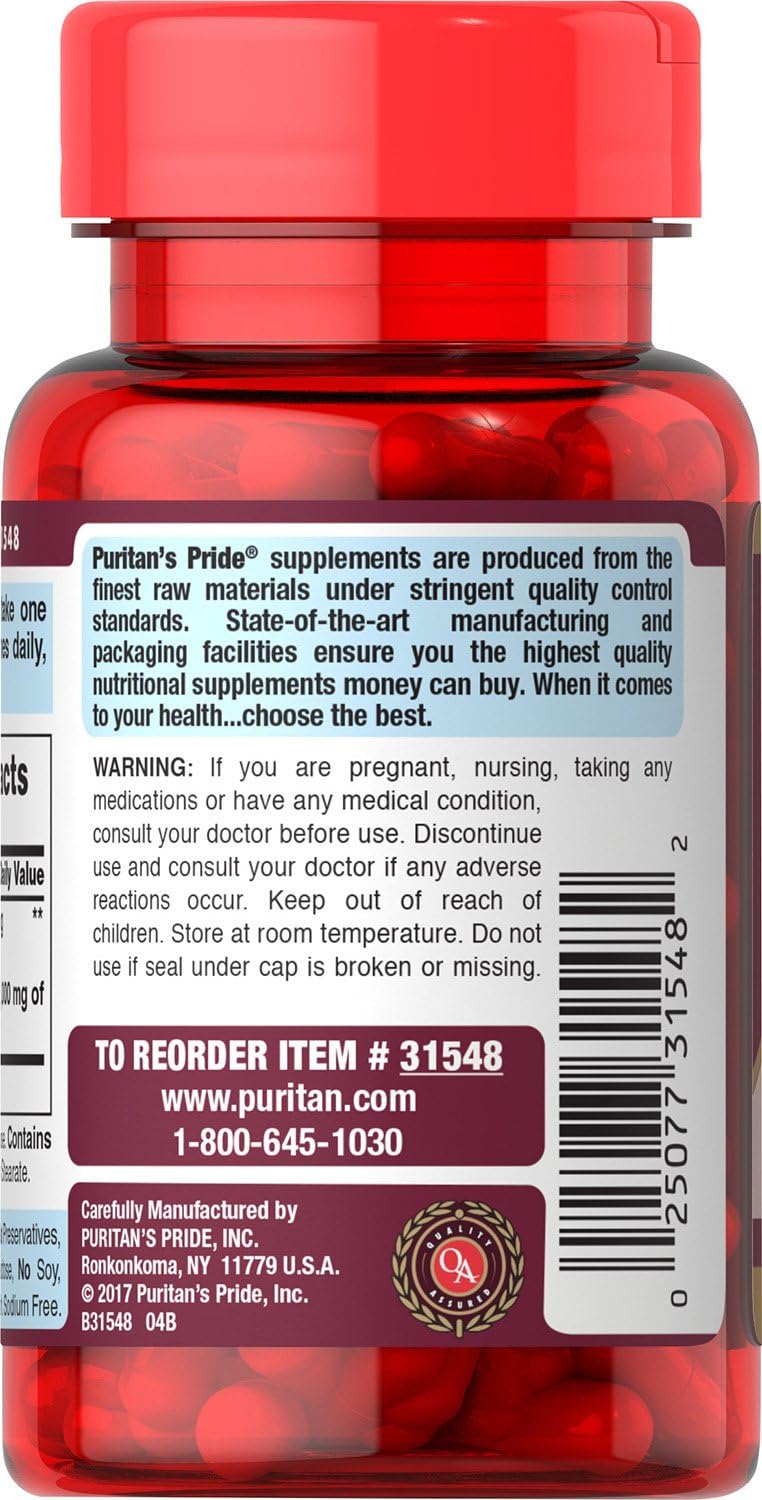 Puritan's Pride Tart Cherry Extract 1000 Mg : Health & Household